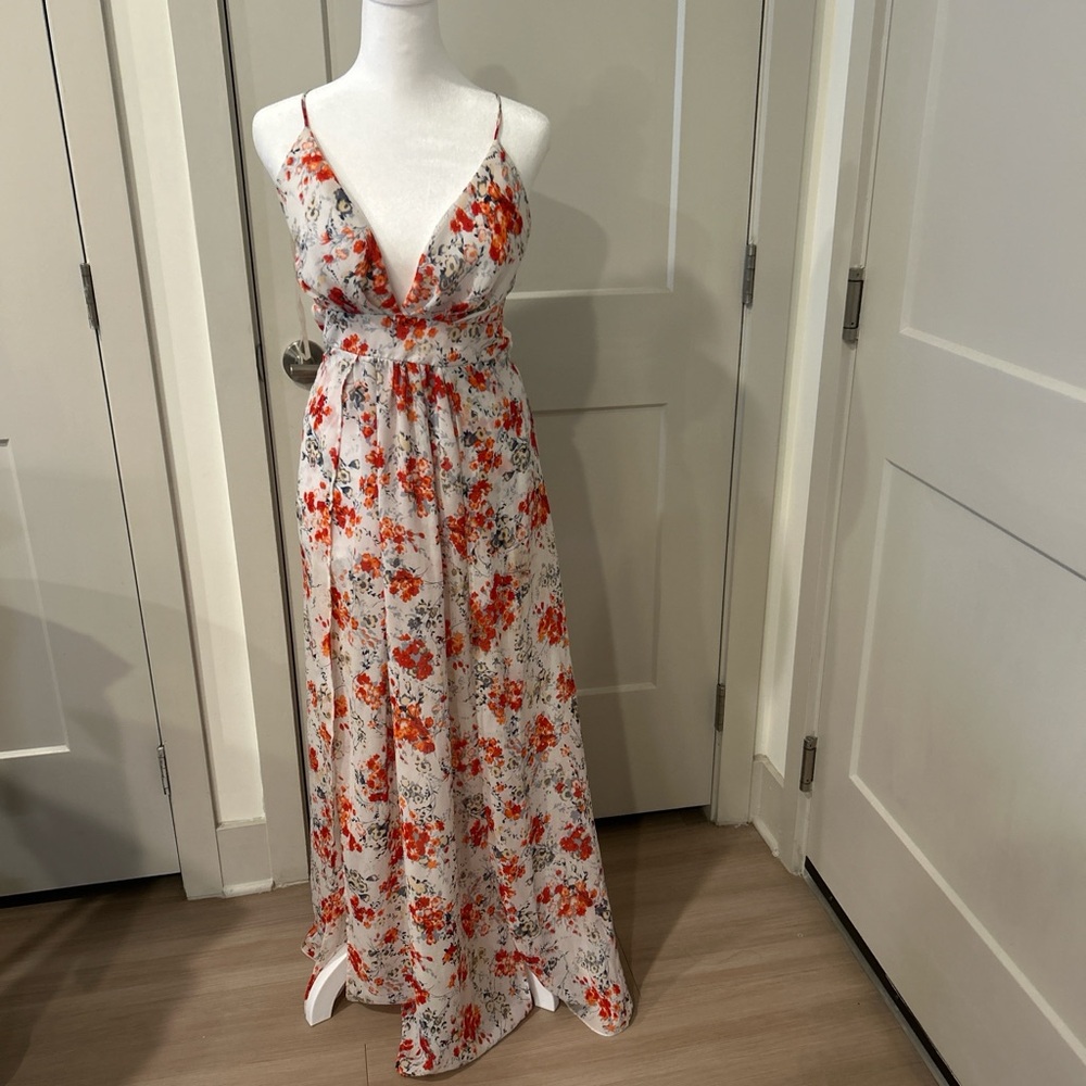 Chic Floral Maxi Dress